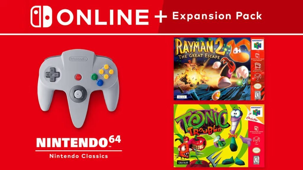 New update for Nintendo Switch Online + Expansion Pack members